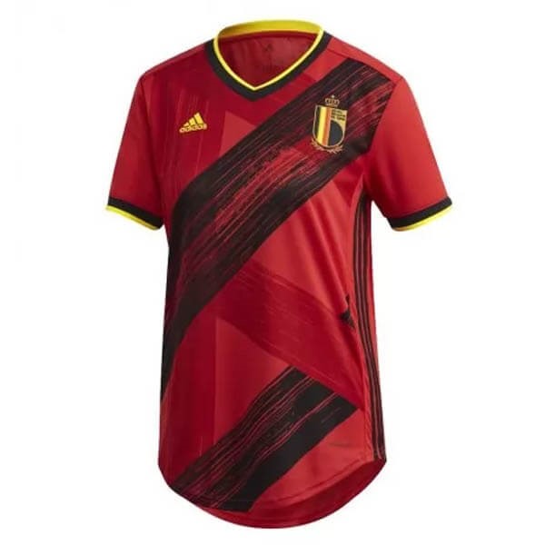 Camiseta Bélgica 1ª Mujer 2020 Rojo